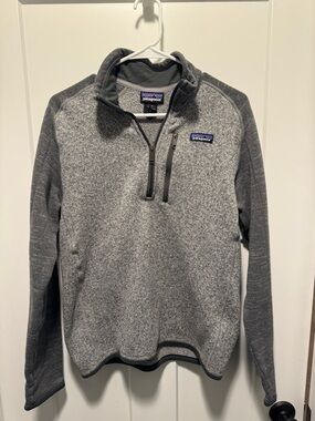 Patagonia Better Sweater 1/4 zip Gray Fleece Men’s small